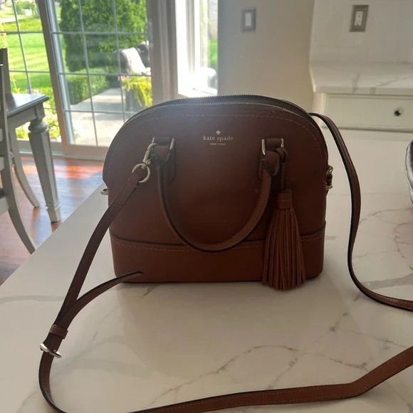 Kate spade brown leather purse - Picture 2 of 9